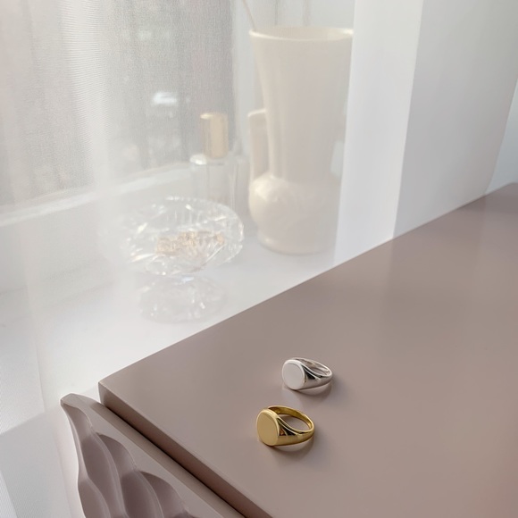 Signet Midi Ring | 925 Silver - Picture 3 of 7